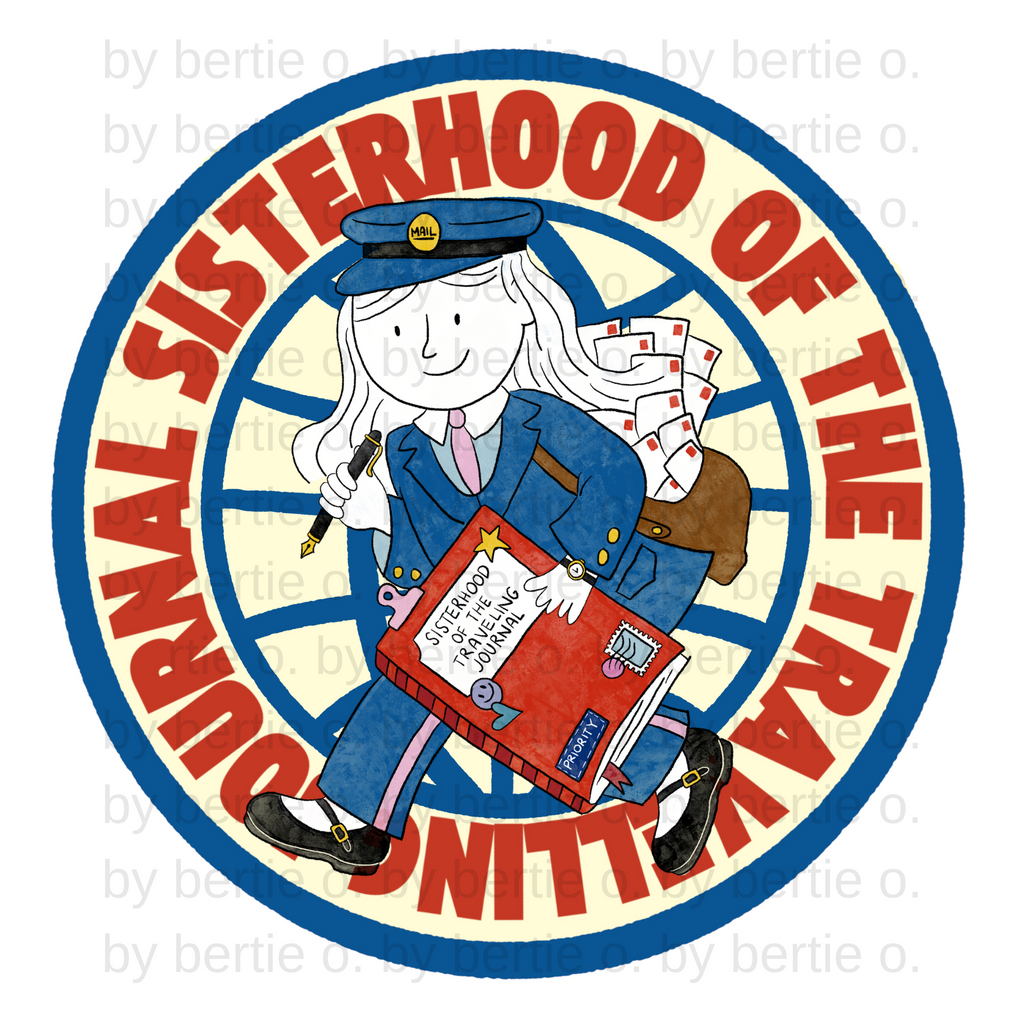 Sisterhood of the Travelling Journal Sticker | 🖨️ (Print-at-home)