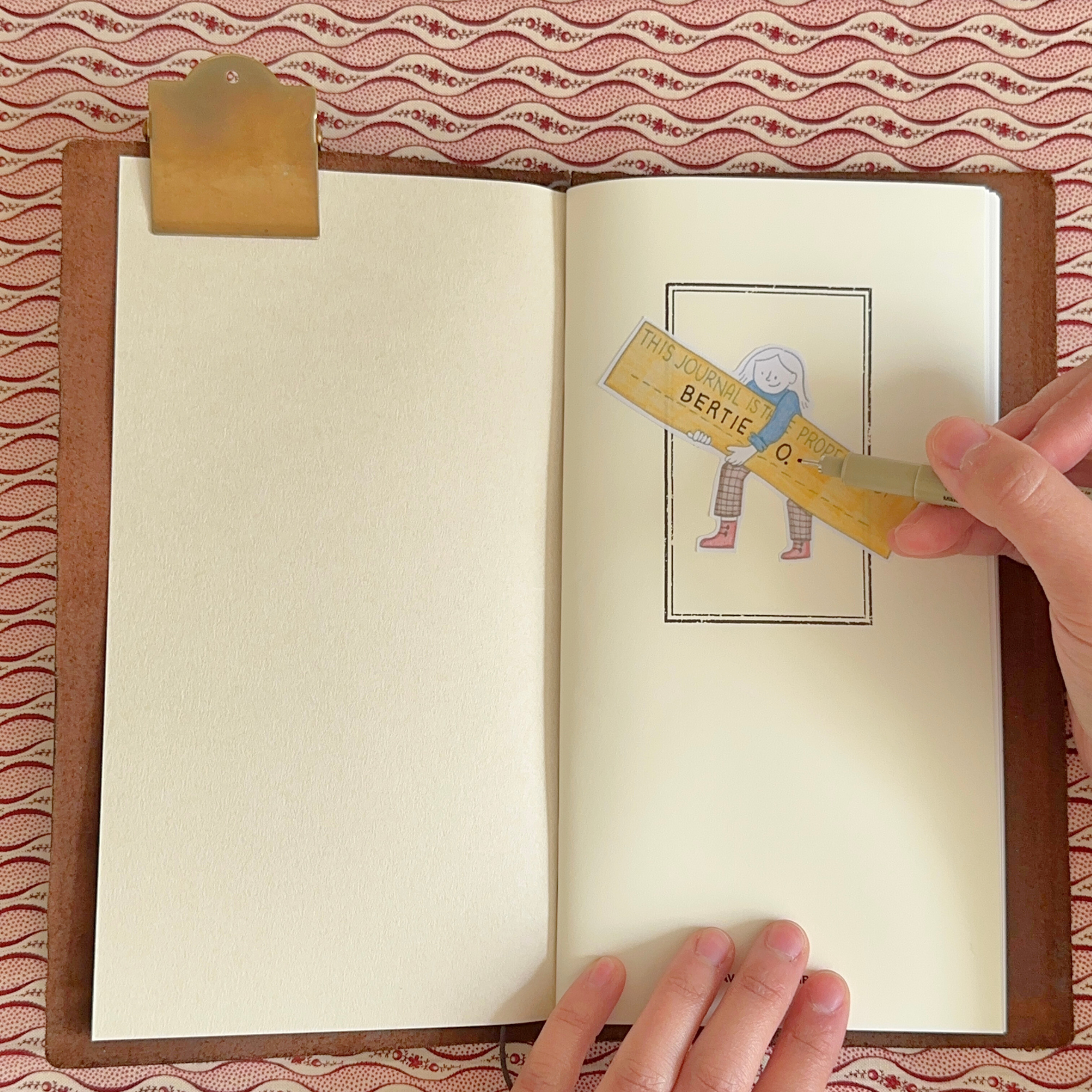 Custom Journal Label | 🖨️ (Print-at-home)