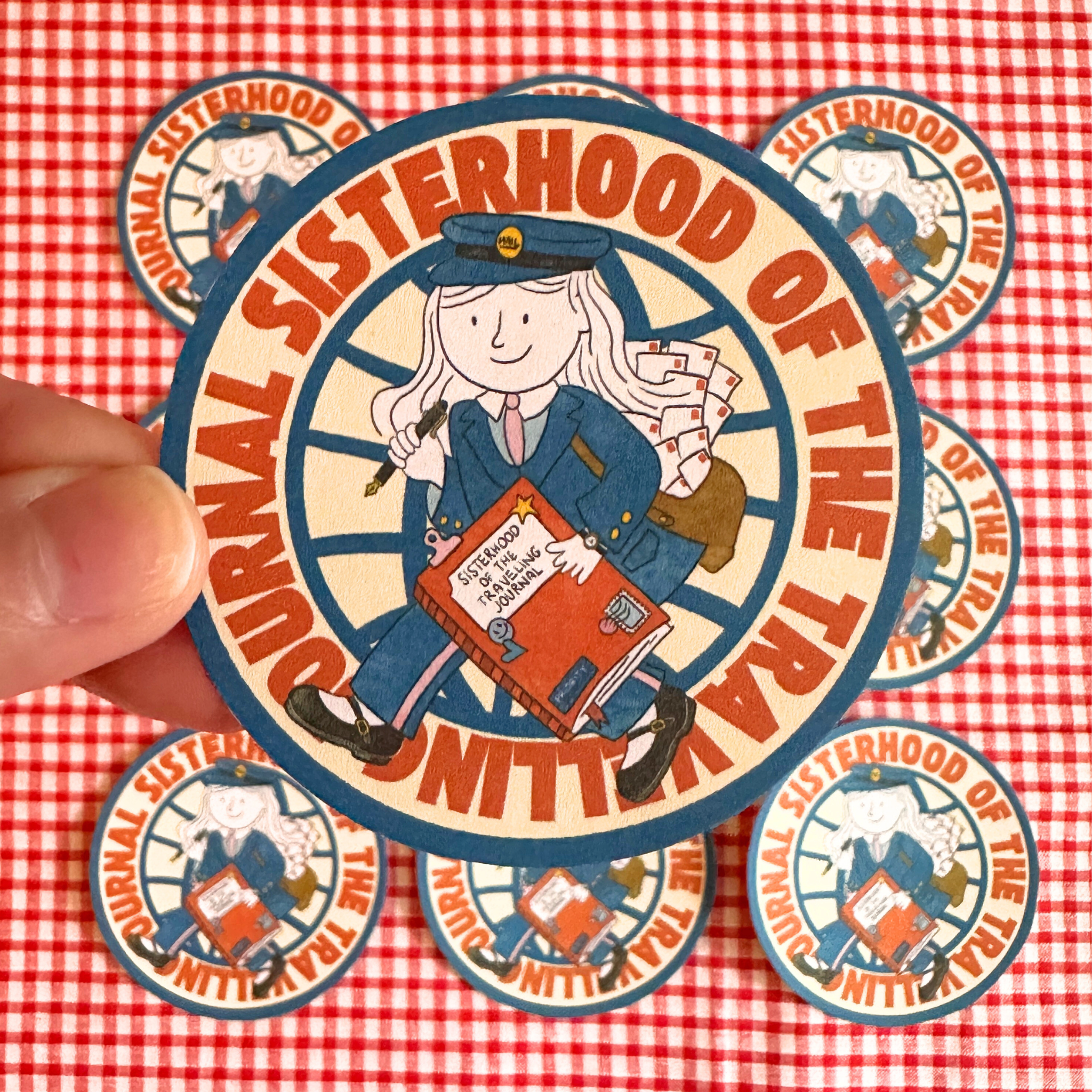 Sisterhood of the Travelling Journal Sticker | 🖨️ (Print-at-home)